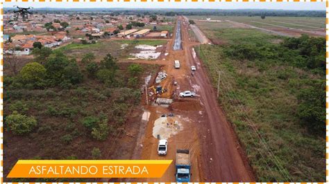 Asfalto Pa Entrada Estrada De Floresta Do Araguaia Entre Bairros