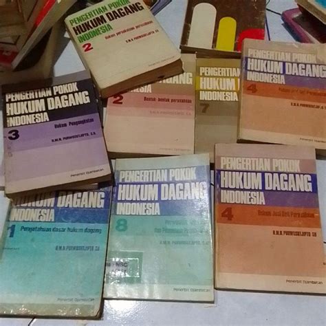 Jual BUKU HUKUM DAGANG INDONESIA POKOK HUKUM DAGANG BEKAS ORIGINAL