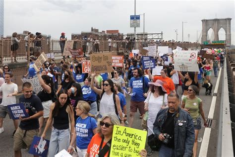 Enough Is Enough Protesters Demand New Gun Control Measures In