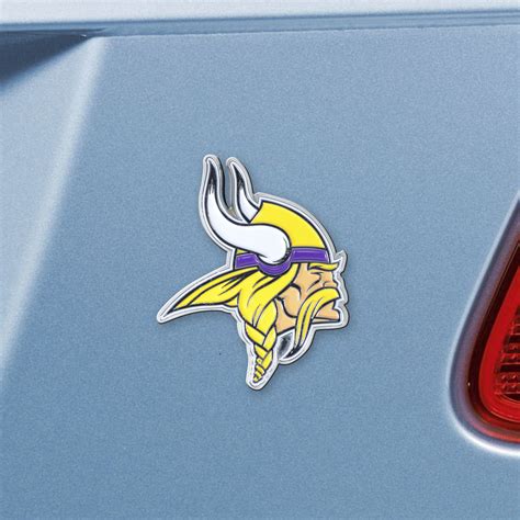 Nfl Minnesota Vikings Emblem Chrome Fanmats Sports Licensing