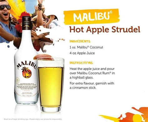 Adult Apple Cider Malibu Coconut Coconut Rum Apple Juice Apple Cider