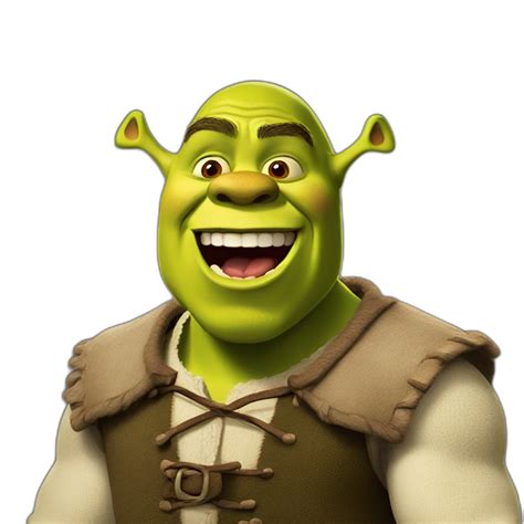 Ogre Shrek With Red Sauce Pouring From His Mouth Ai Emoji Generator