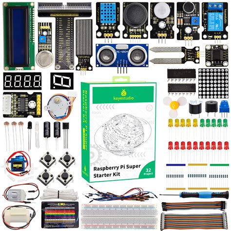 Keyestudio Kit De Iniciaci N Para Raspberry Pi 4B Basic Super Kit