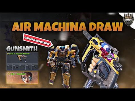 NEW AIR MACHINA DRAW LCAR LEGEND ALIAS ROBOTICIST WITH GOLIATH