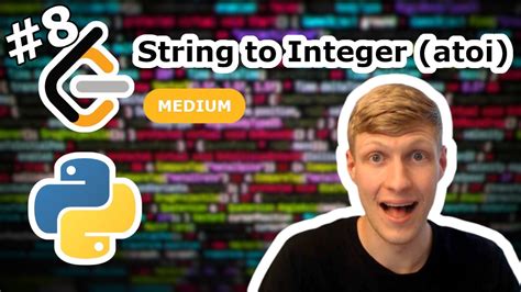 String To Integer Atoi Python Solution Leetcode Youtube