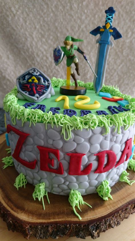 Link Zelda Breath Of The Wild Cake The Legend Of Zelda