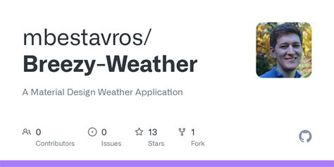 GitHub - mbestavros/Breezy-Weather: A Material Design Weather Application