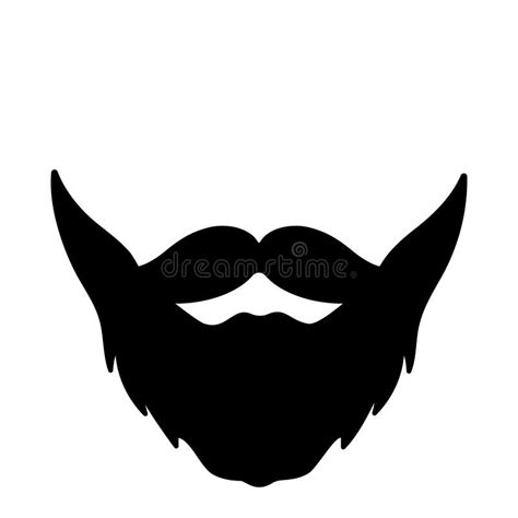 Icono De La Barba Estilo Del Esquema Ilustraci N Del Vector