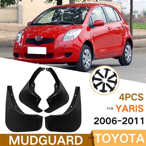 Guardabarros Trasero Para Coche Accesorios Para Toyota Yaris Vitz XP90