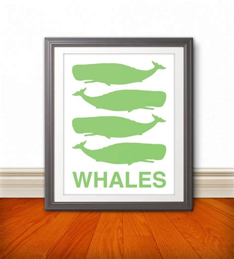 Whales: Whale Print Whale Art Whale Poster Ocean Print - Etsy