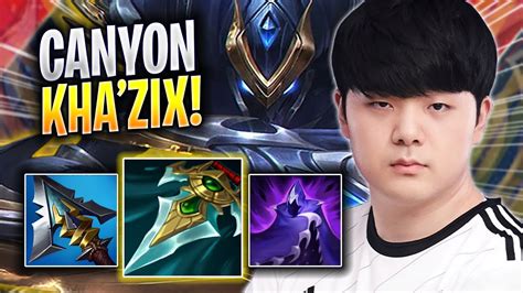 CANYON IS A GOD WITH KHA ZIX DK Canyon Plays Kha Zix JUNGLE Vs Vi