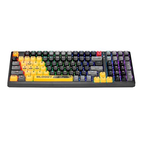 A4Tech Bloody S98 Tastatur USB Mekanisk Sports Lime 595 DKK