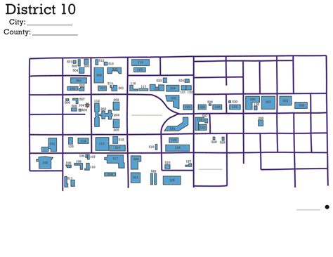 district  map diagram quizlet