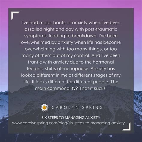 Carolyn Spring On Linkedin Anxiety Trauma