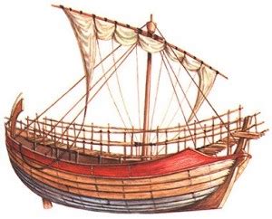 Ancient Greek Ships, Ancient Greek Trade Ships, Greek Trireme Model