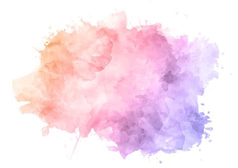 Pastel Coloured Watercolour Splatter Design Vector Art At Vecteezy