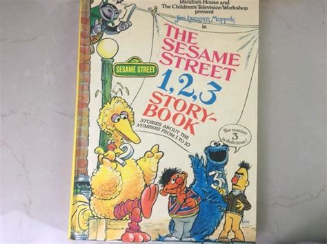 The Sesame Street 123 Storybook 1973 Vintage 1970s Etsy