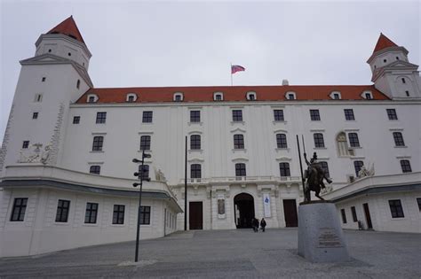 Bratislava Castle in Slovakia - a fortress high above the city