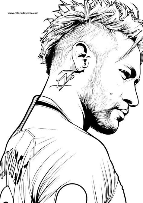 Neymar Coloring Pages 53 Coloring Sheets To Print