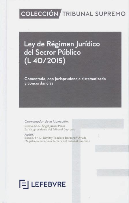 Librería Dykinson Ley de Régimen Jurídico del Sector Público L40