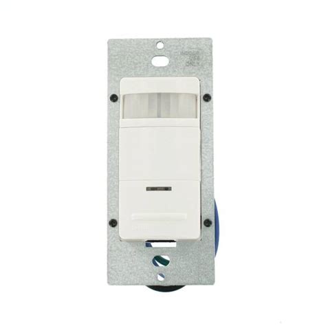 Switches And Dimmers Wall Switches Leviton White Single Pole Occupancy Motion Sensor Light Switch