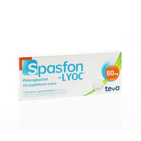 Spasfon Lyoc 80 Mg Boîte De 10 Lyophilisats Médicament Conseil