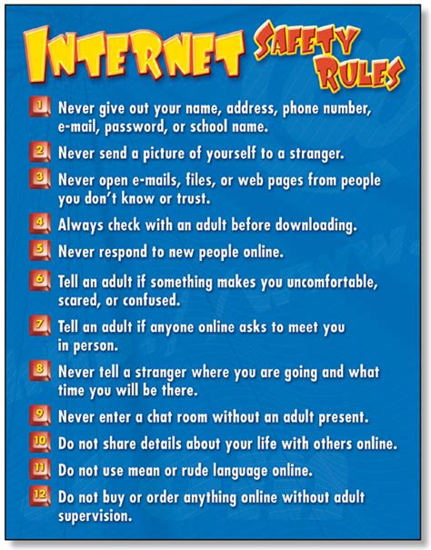 10 Internet Safety Rules