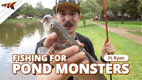 Fishing For Pond Monsters With Kastking Combos Ft Ryan Rigged Youtube