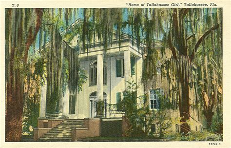 Vintage Travel Postcards Tallahassee Florida