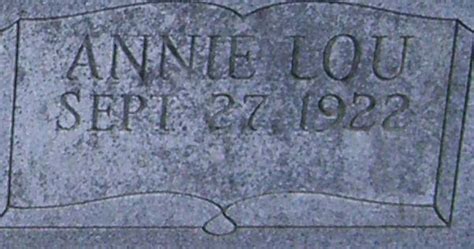 Annie Lou Shepard Sheppard 1922 2013 Find A Grave äreminne