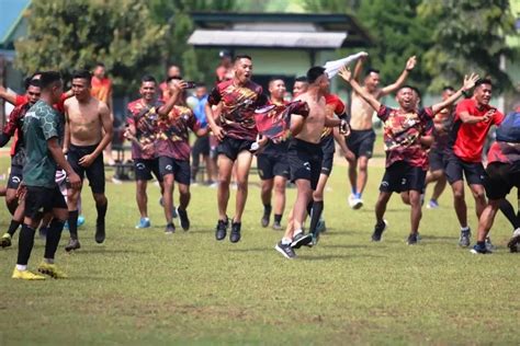 Yonif Mr 411 Kostrad Pandawa Gelar Lomba Sepak Bola Antar Kompi Trenz