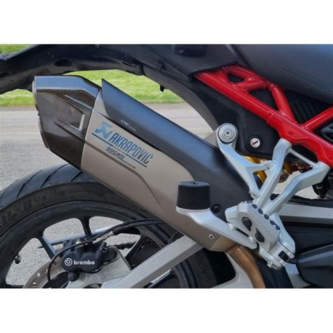 Paracalore In Carbonio Per Terminale Akrapovic Ducati Multistrada V