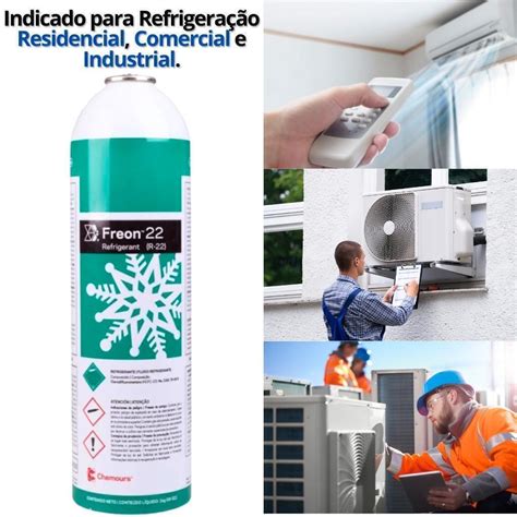 G S Refrigerante Chemours Freon R Lata Kg Onu Ar Condicionado