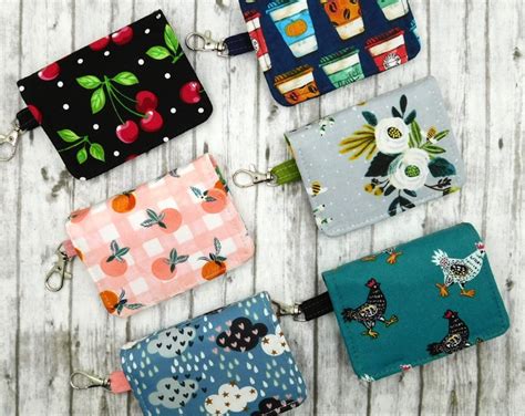 Card Holder Wallet/ Card Holder Keychain/ Zipper Wallet/ - Etsy