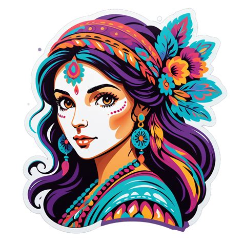 I Made An Ai Sticker Of Gypsy Woman