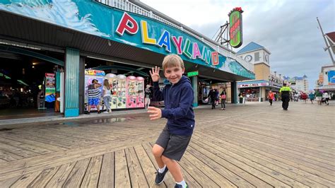 Playing Games At Marty S Playland In Ocean City MD YouTube