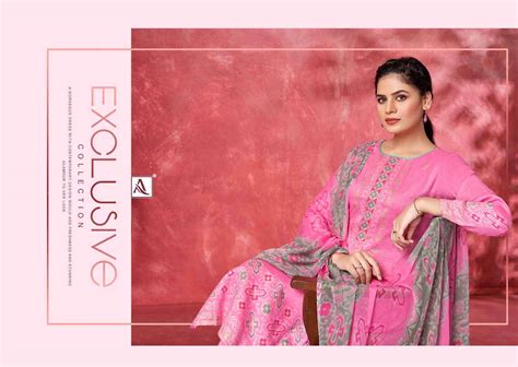 Alok Suit Golden Beauty Vol 3 Fancy Cotton Salwar Kameez Wholesale