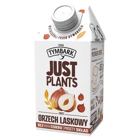 Tymbark Just Plants Napój owies orzech laskowy 500 ml Zakupy online z