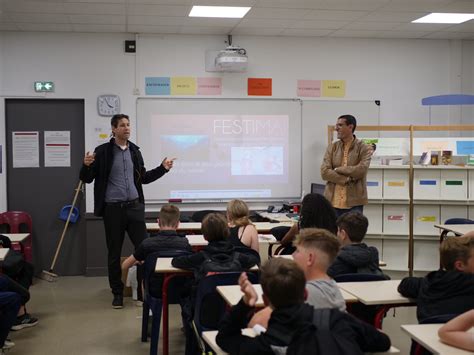 Deux réalisateurs au collège Collège F Et I Joliot Curie