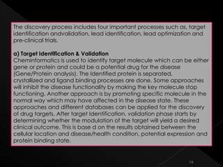 Cheminformatics In Drug Design PPT