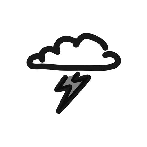 Lightning Storm Vector Svg Icon Svg Repo