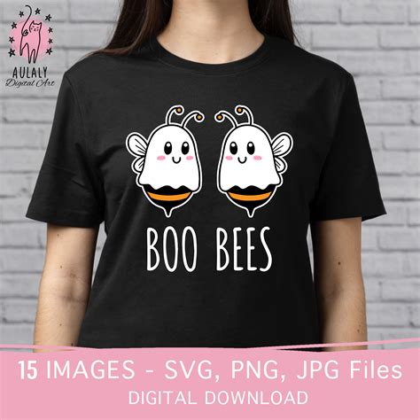 Boo Bees Svg Boo Bees Png Boo Bees Shirts Funny Halloween Etsy