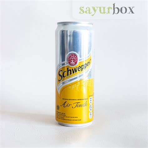 Jual Schweppes Tonic Water Kaleng 330 Ml Sayurbox Shopee Indonesia