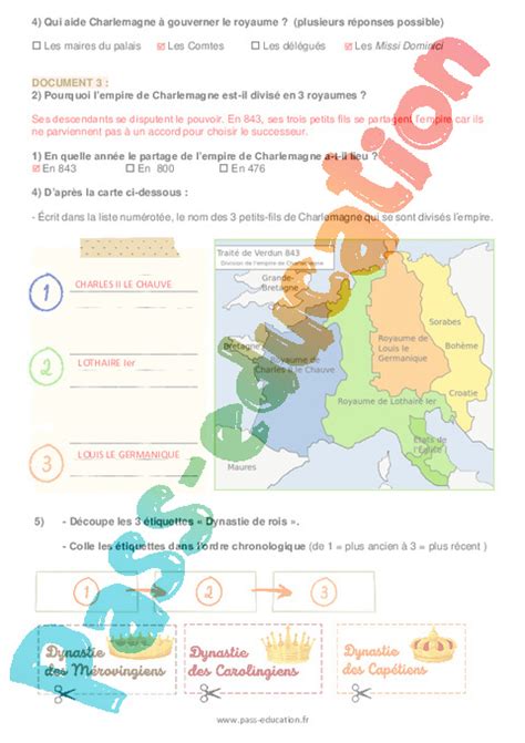 De Clovis Charlemagne Les Grands Mouvements De Population Et Les