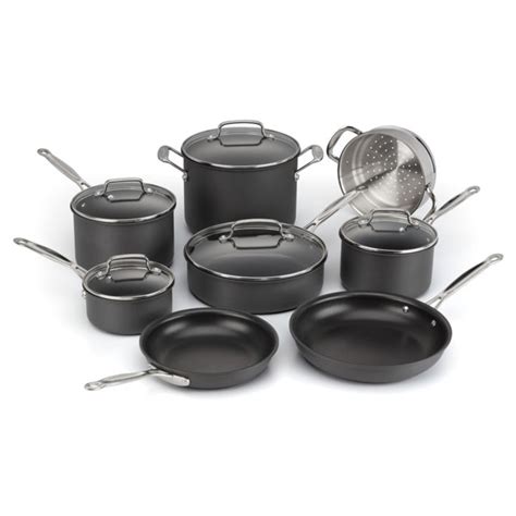 Cuisinart Chefs Classic Nonstick Hard Anodized Cookware 13 Piece Set