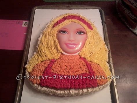 Barbie Cake made with the Wilton Barbie Cake Pan