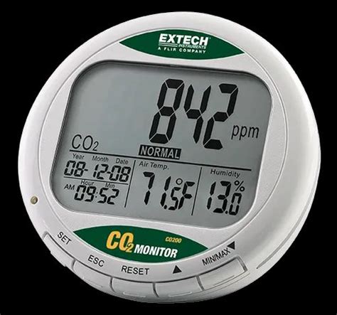 Extech Co Portable Indoor Air Quality Co Meter Datalogger