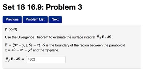 Solved Use The Divergence Theorem To Evaluate The Surface Chegg