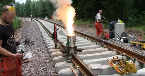 Welding a railroad with thermite | Engaging Car News, Reviews, and ...