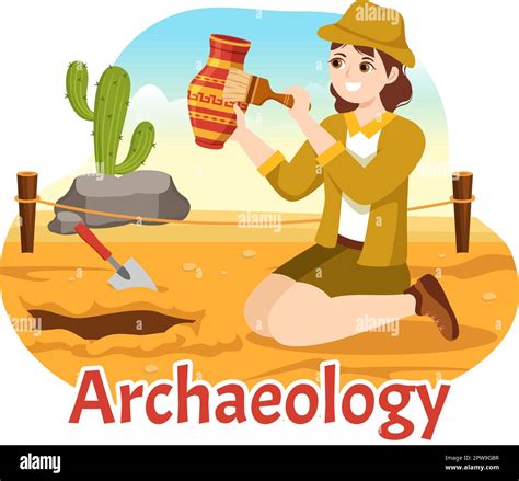 Archaeologist Digging Clipart